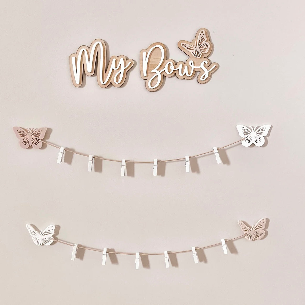 Bow Holder Butterfly - Small