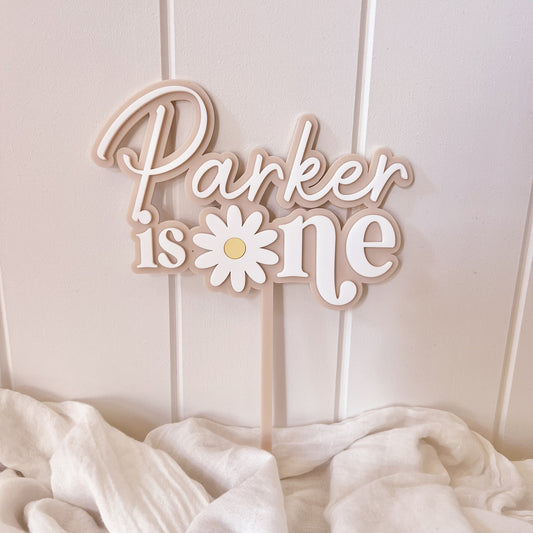 Daisy Cake Topper - First Birthday - Floral Collection