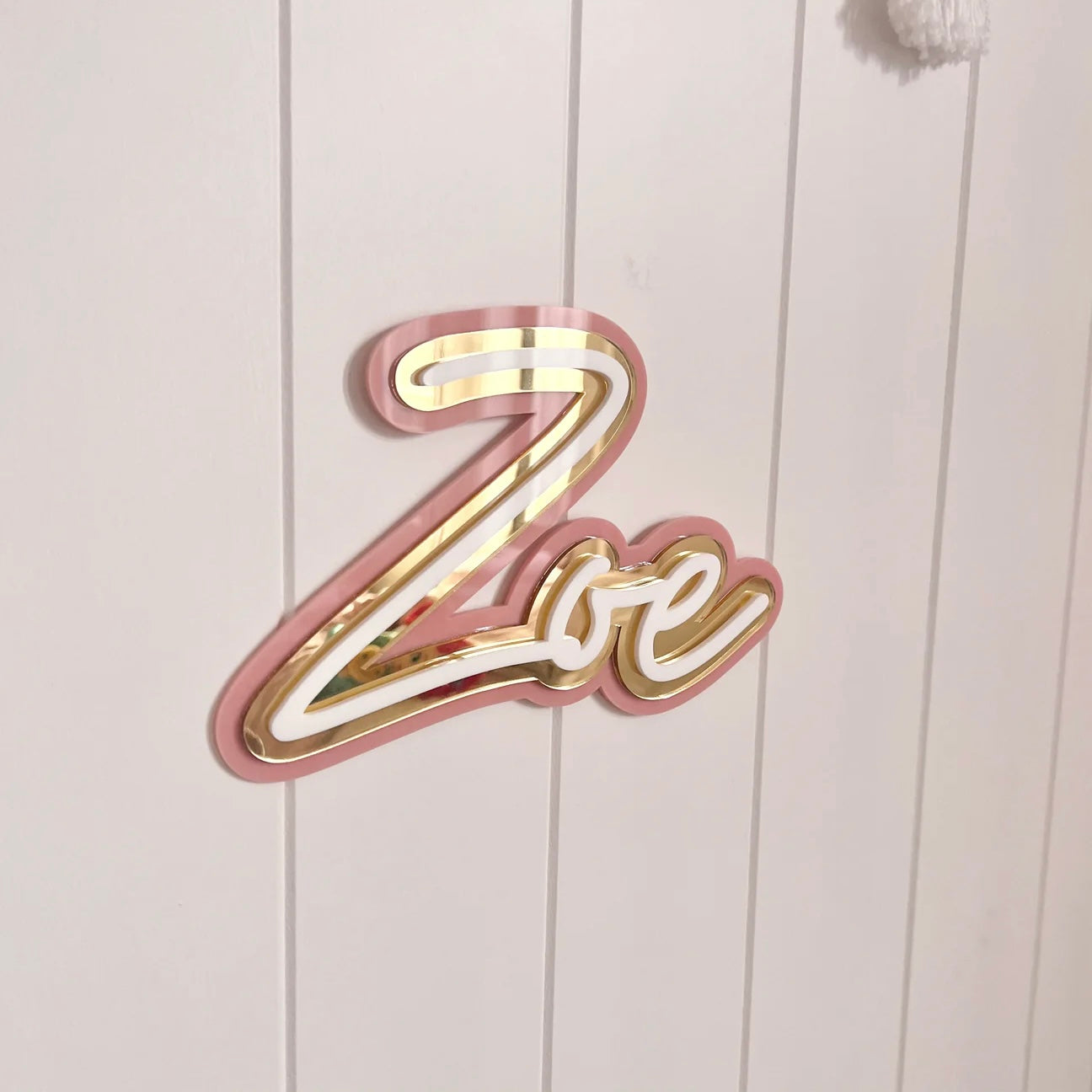 Name Plaque, Triple Layer