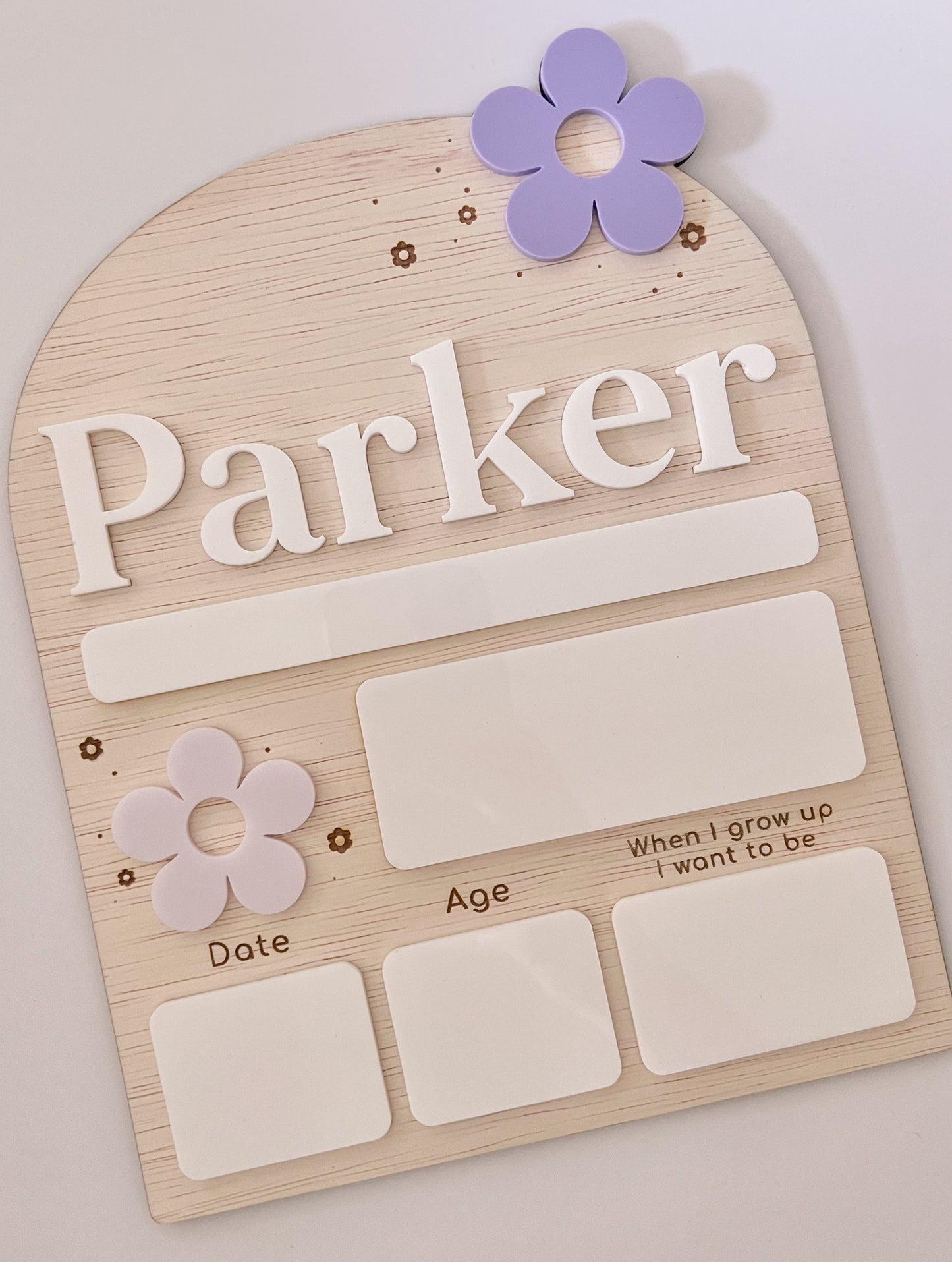 First Day Of Plaque, Daisy - School Collection