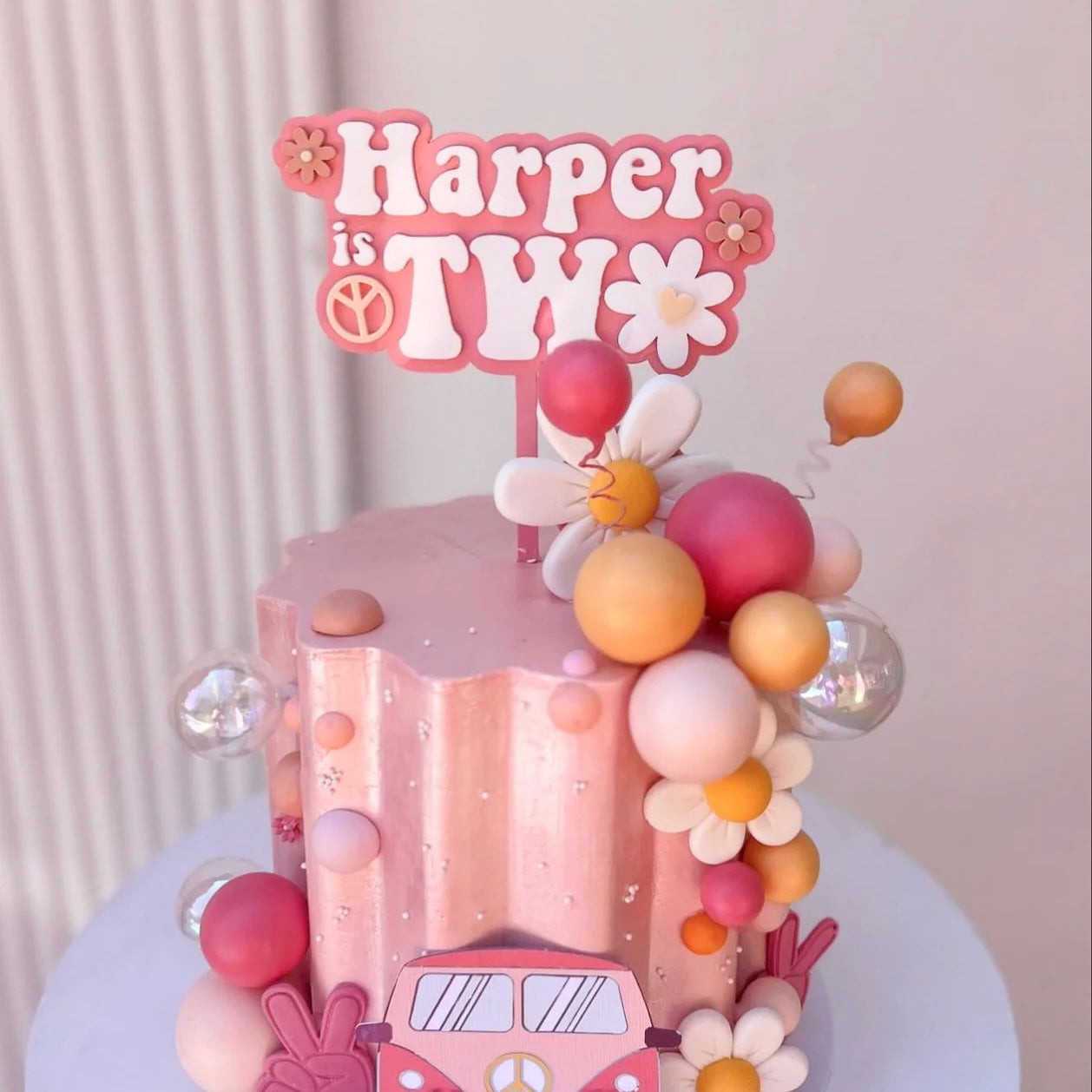 Groovy Cake Topper - 70's Theme