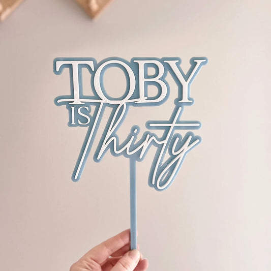 Personalised Cake Topper