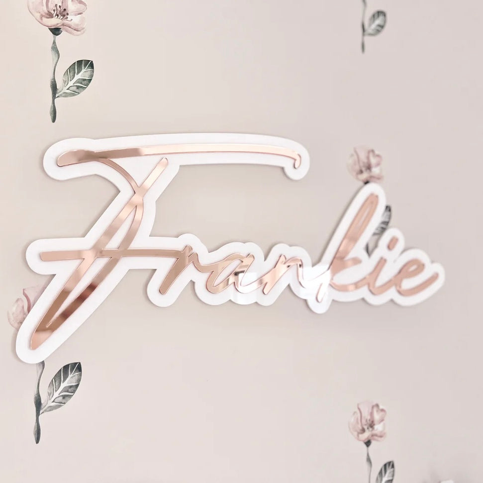 Name Plaque, Double Layer