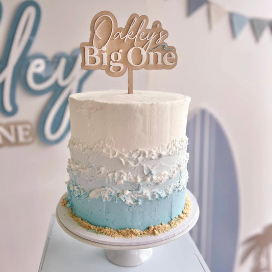 Surf Cake Topper - Surf and Sun Collection