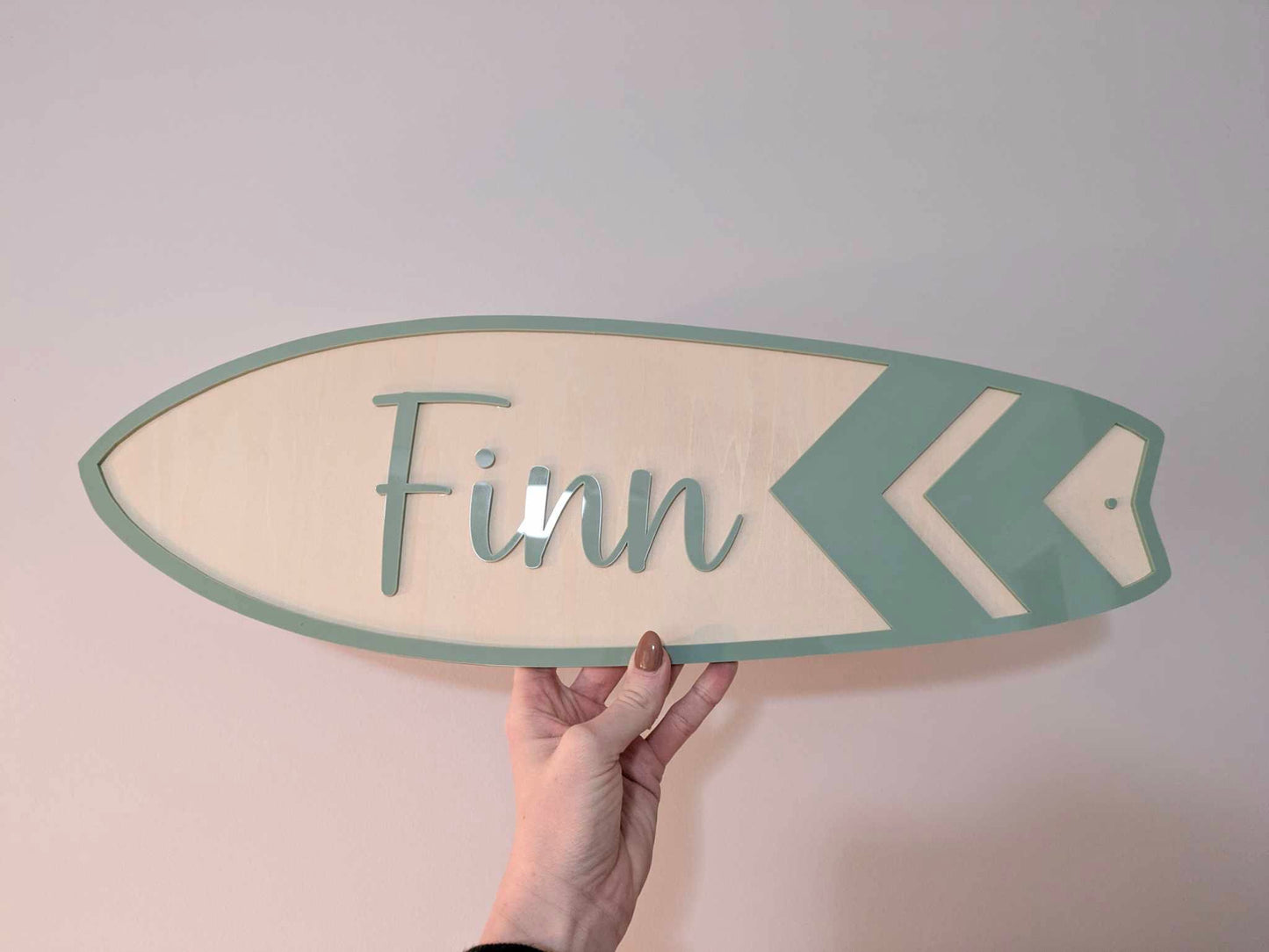 Name Plauqe, Surf Board - Surf and Sun Collection