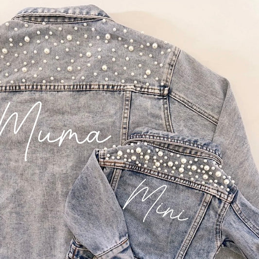 Pearl Denim Jacket - Adults
