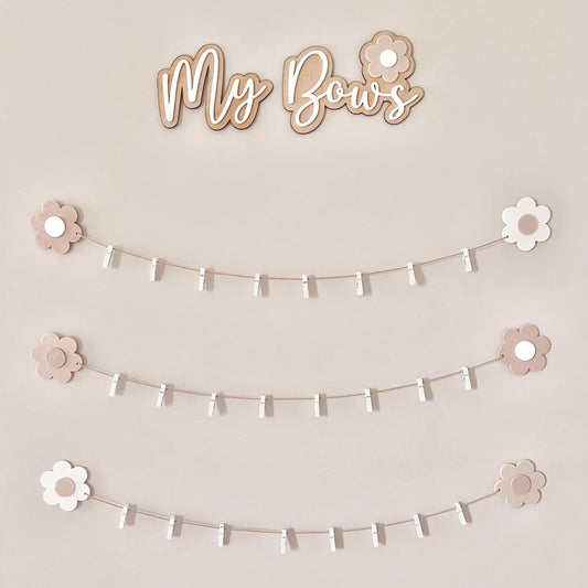 Bow Holder Daisy -  Large