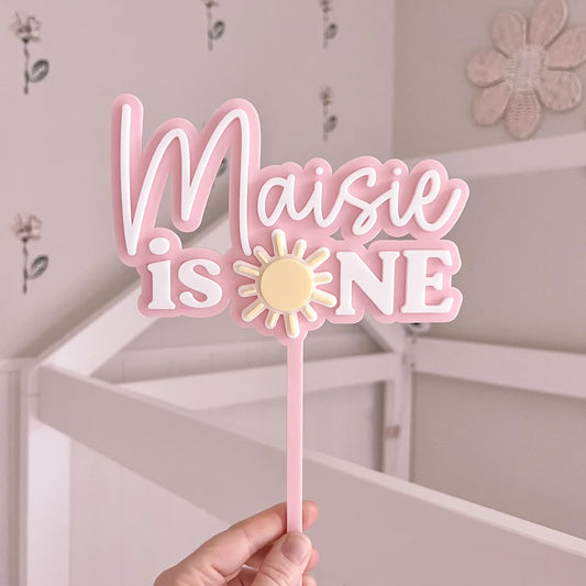 Sun Cake Topper - Surf and Sun Collection