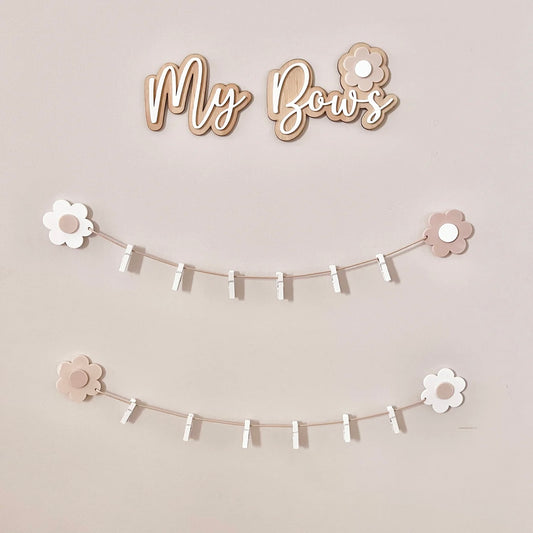 Bow Holder Daisy -  Small