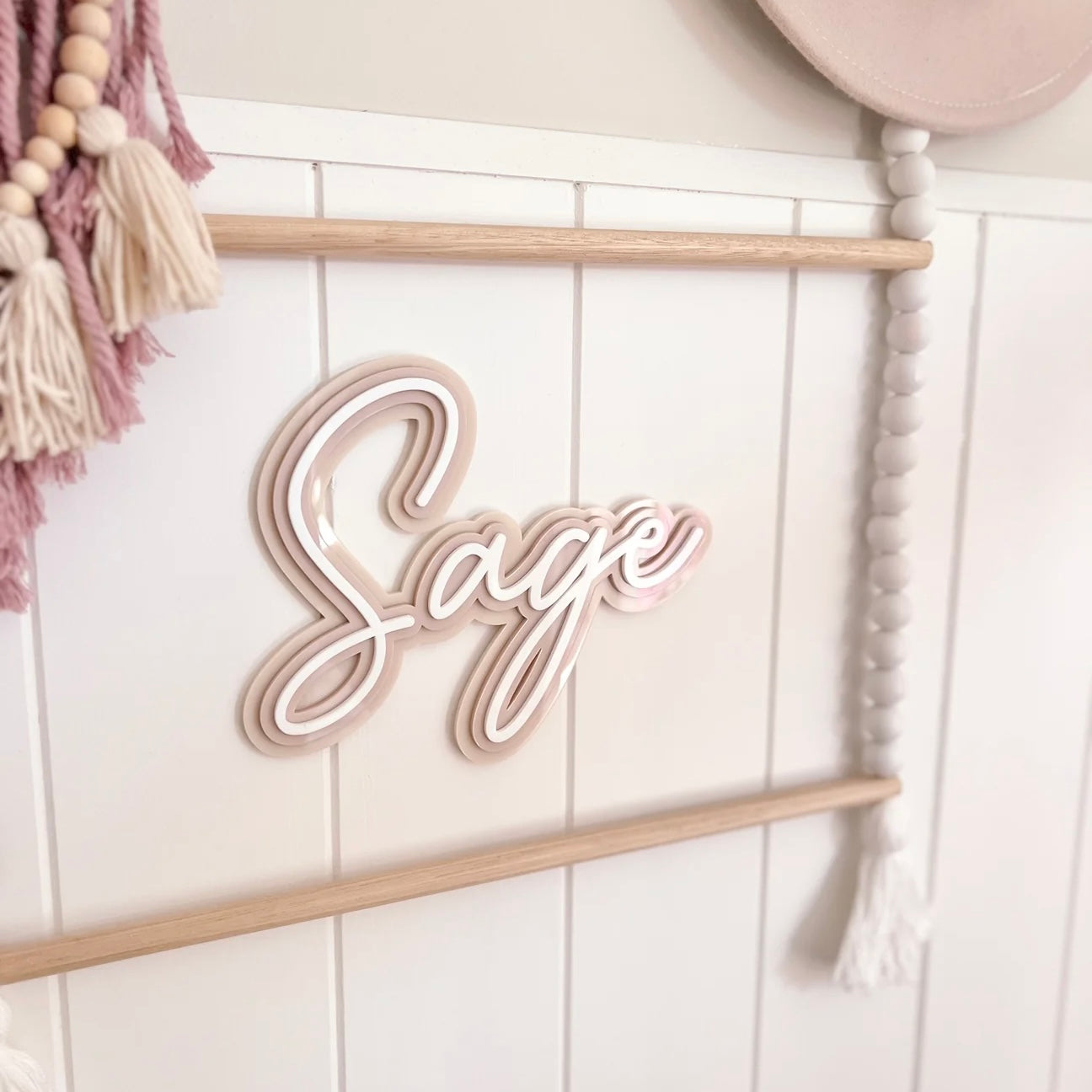 Name Plaque, Triple Layer