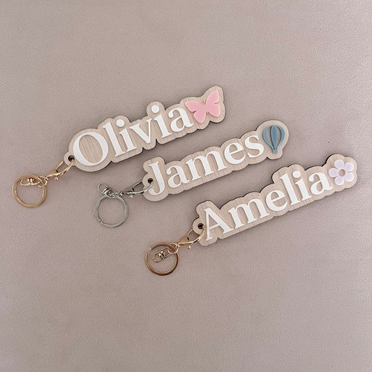 Daycare Bag Tag, with Shape - School Collection