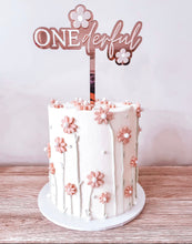 Load image into Gallery viewer, ONEderful Cake Topper - Daisy Theme
