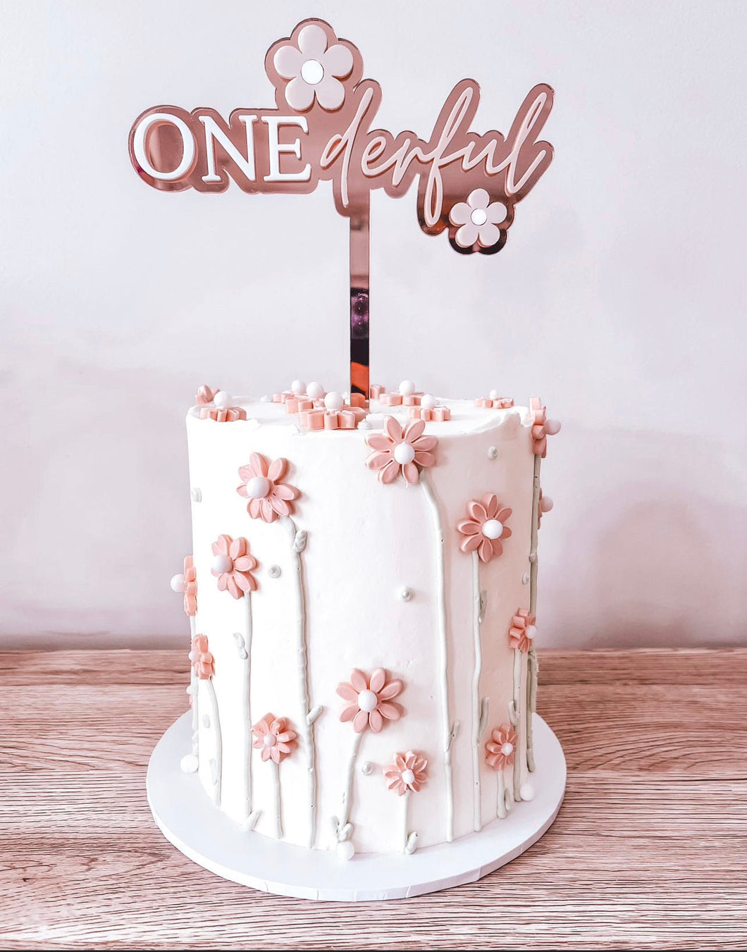 ONEderful Cake Topper - Daisy Theme